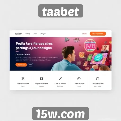 Análise da interface do site taabet